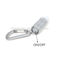 Built-in 3 LR1130 Battery Aluminum 0.5W LED Keychain Flashlight